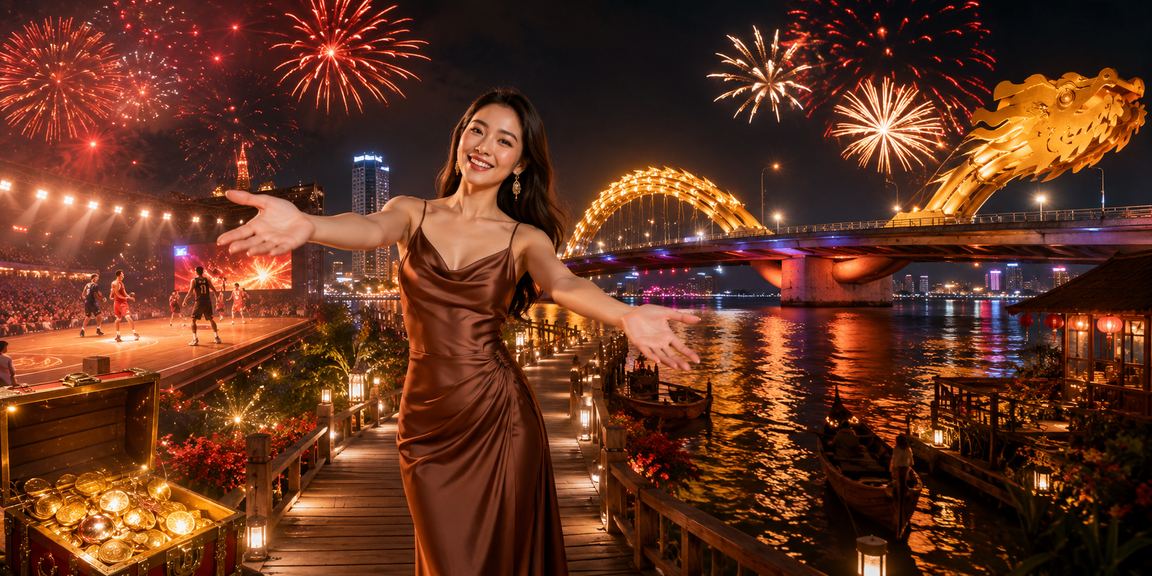 Người dùng tại Đà Nẵng theo dõi kèo bóng rổ trực tuyến bên ly cà phê buổi tối