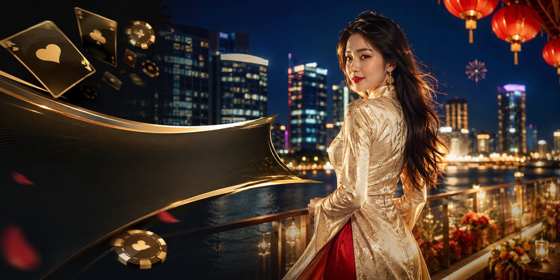Người phụ nữ áo dài Hà Nội thư giãn với trò chơi bài trực tuyến