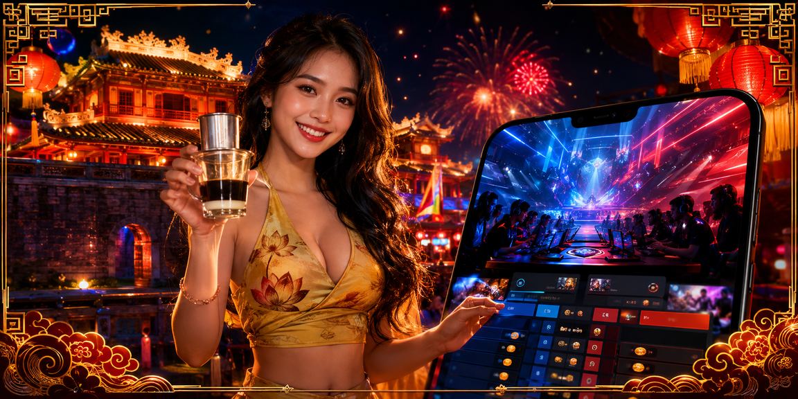 Màn hình điện thoại Android hiển thị giao diện cá cược thể thao và casino tại Việt Nam
